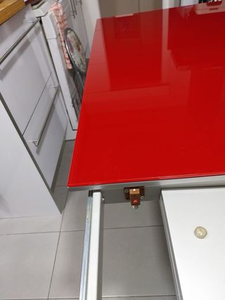 Mesa de cocina Si-CO cristal extensible
