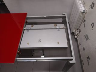 Mesa de cocina Si-CO cristal extensible