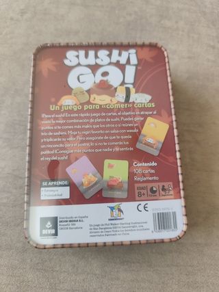Juego de cartas Sushi Go!