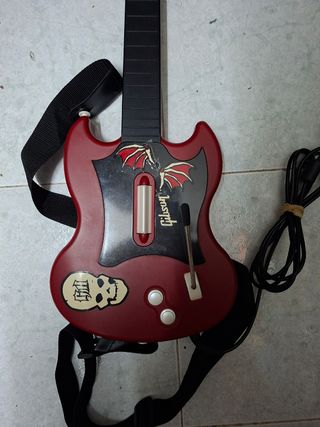Guitarra Guitar Hero PS2 Gibson Roja