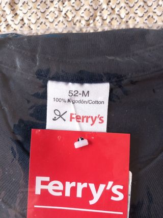 Camiseta Ferry's M manga corta algodón