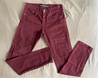 Pantalones Kansas Jeans Burdeos Talla 28/38