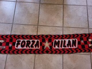 Sciarpa ACMilan Forza Milan Tifosi Rossoneri