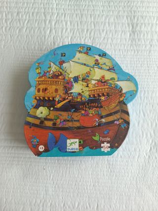 Puzzle Djeco 54 piezas Barco Pirata