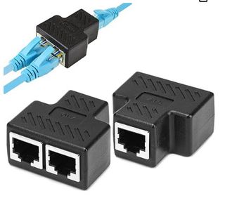 Adaptador Doble Red Ethernet RJ45