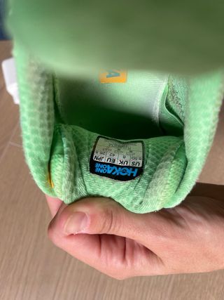 Zapatillas Hoka Clifton 9 Talla 42 Verde/Azul