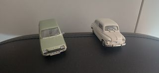 Coche a escala sólido