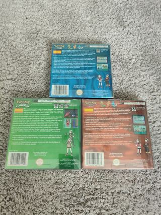 Lote 3 Juegos Pokémon Game Boy Advance