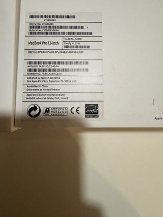 MacBook Pro 13” M1 2020