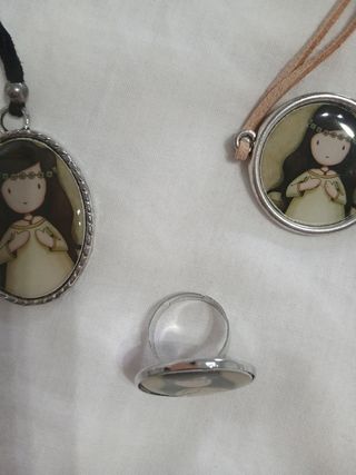 Conjunto collar, pulsera y sortija