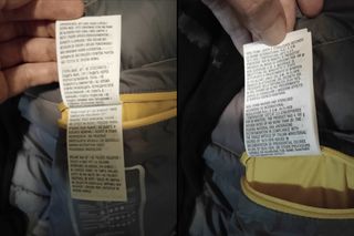 Chaleco Geox Amarillo Plumas