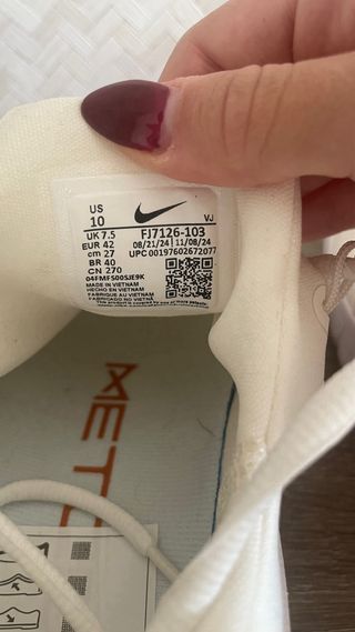 Nike Metcon 6 Blancas y Doradas