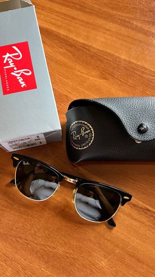 Gafas de sol Ray-Ban Clubmaster Negro/Dorado