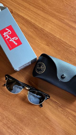 Gafas de sol Ray-Ban Clubmaster Negro/Dorado