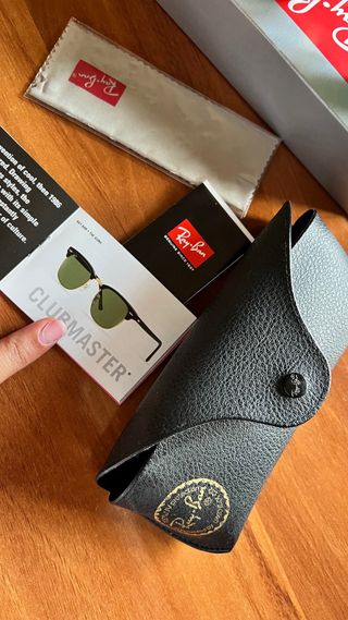 Gafas de sol Ray-Ban Clubmaster Negro/Dorado