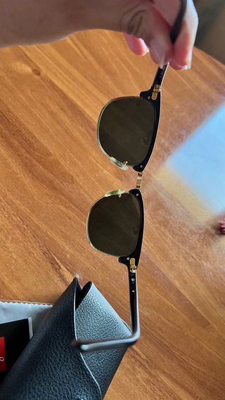 Gafas de sol Ray-Ban Clubmaster Negro/Dorado