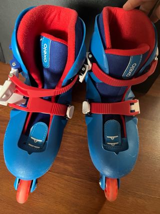 Patines Oxelo Talla 32-34 Azul