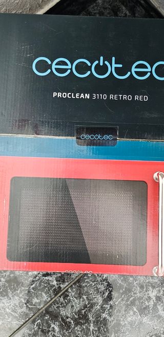 Microondas grill Cecotec Proclean 3110 Retro Rojo.