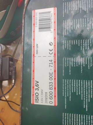 Cortadora Bosch ISIO 3,6V