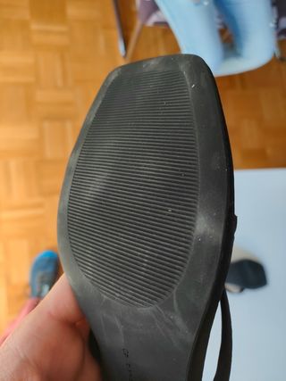 Sandalias tacón mujer negras