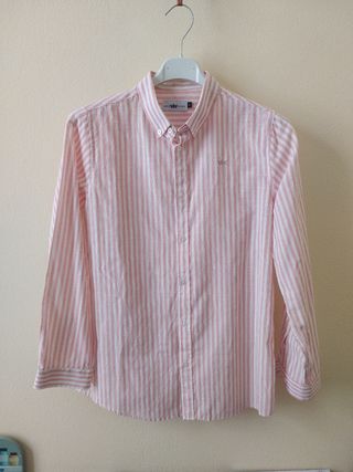 Camisa GOOD CROWN Rayas Rosas y blancad Talla 16 a