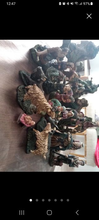 Pesebre Belén figuras animales