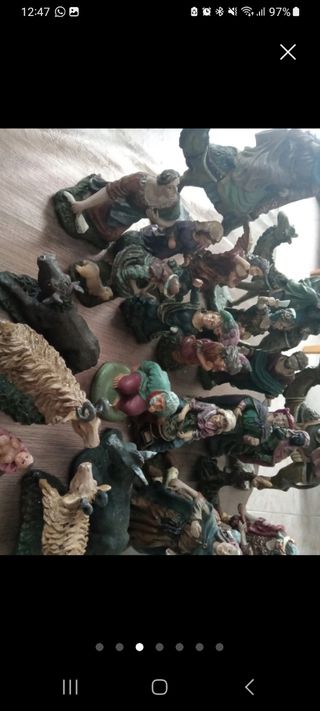 Pesebre Belén figuras animales