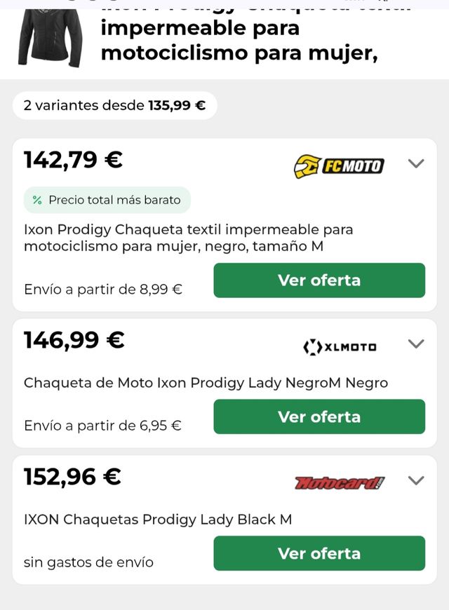 Chaqueta de moto Ixon