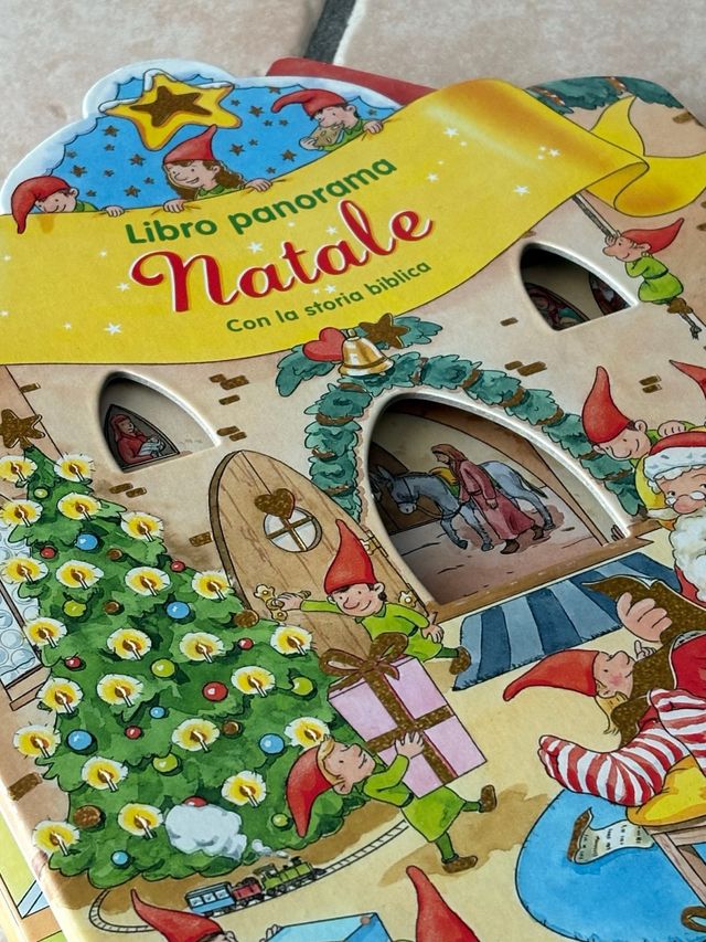 Libro panorama Natale con la storia biblica