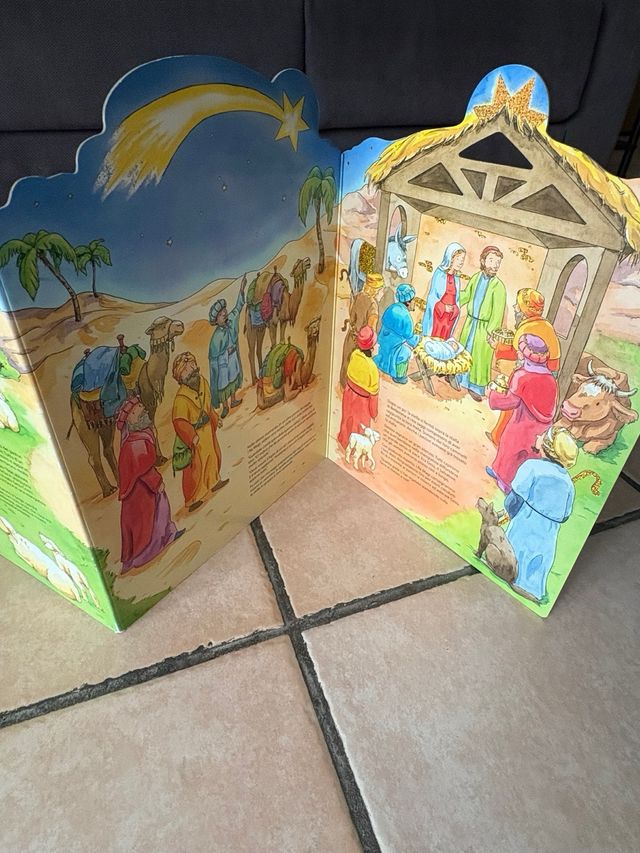 Libro panorama Natale con la storia biblica