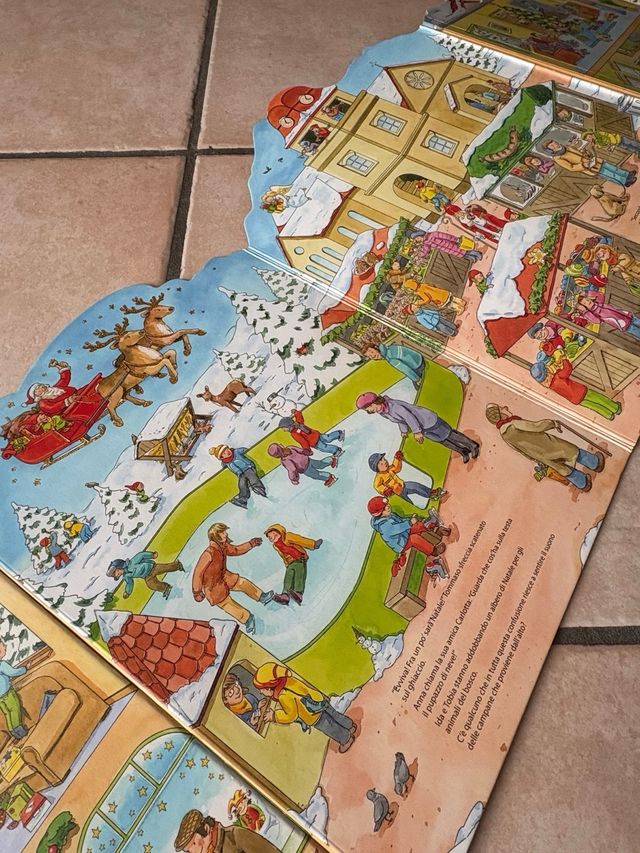 Libro panorama Natale con la storia biblica