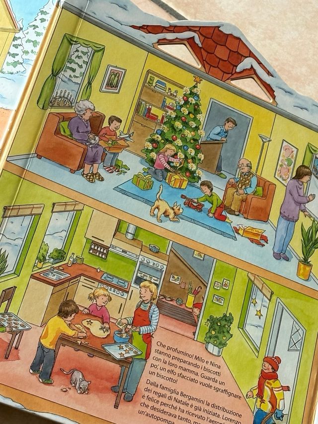 Libro panorama Natale con la storia biblica