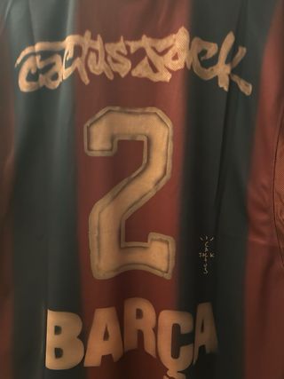 Camiseta retro FC Barcelona x Nike x CactusJack
