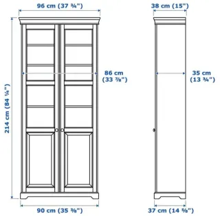 Vitrina LIATORP IKEA Blanca