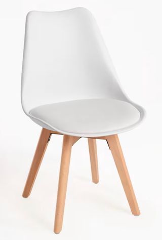 Sedie nordiche bianche (set di 2)