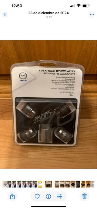 Mazda Tuercas Antirrobo Ruedas 4100-77-692A