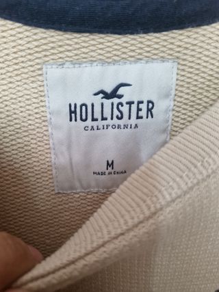 Jersey Hollister Hombre Beige