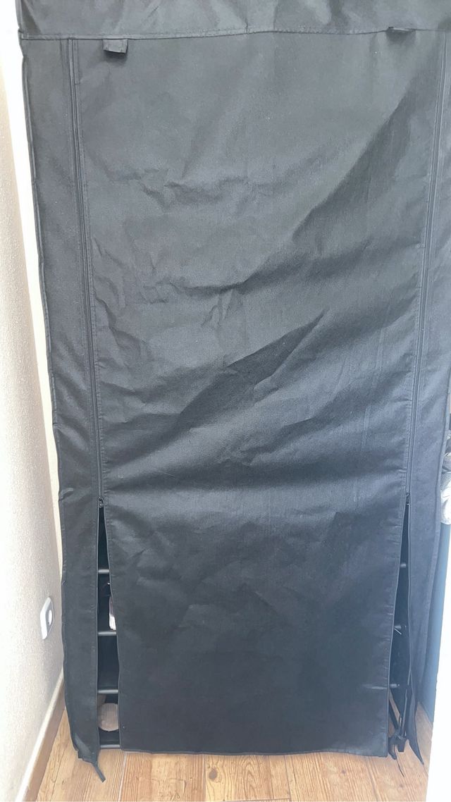 Estantería para zapatos de tela y plástico