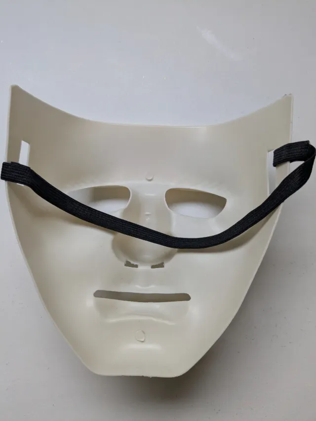 Máscara Blanca Dura Disfraz