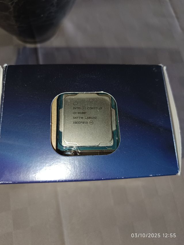 Procesador Intel Core i3-9100F 4,2GHZ CPU + box