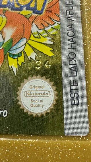 Pokemon Oro ORIGINAL GameBoy