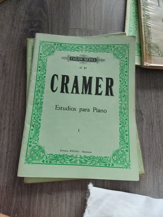 Partitura Cramer Estudios para Piano I