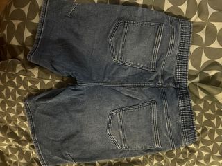 Pantalón corto vaquero Zara azul