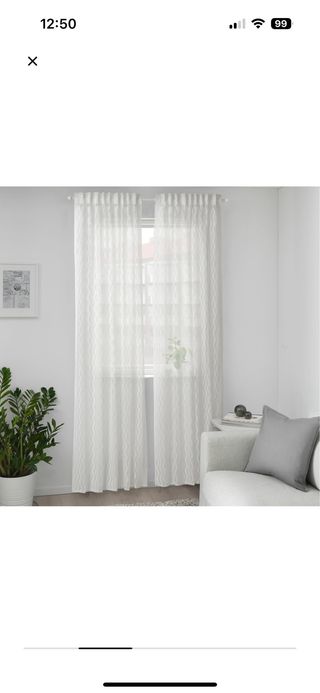 Cortinas visillo blancas