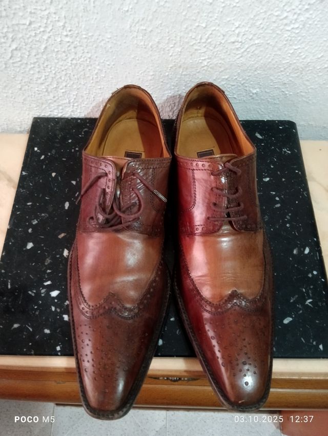 Zapatos de vestir hombre marrones