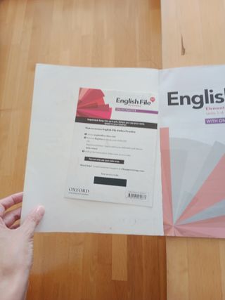 3 libros de inglés A1/A2/A3