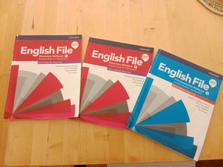3 libros de inglés A1/A2/A3
