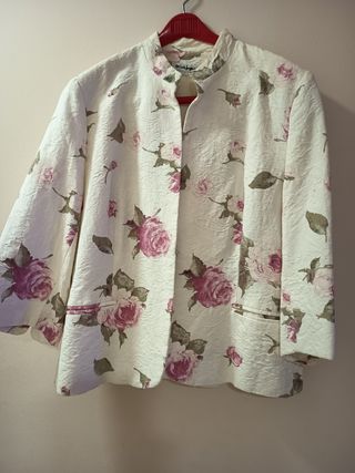 Chaqueta fiesta floral El Corte Inglés