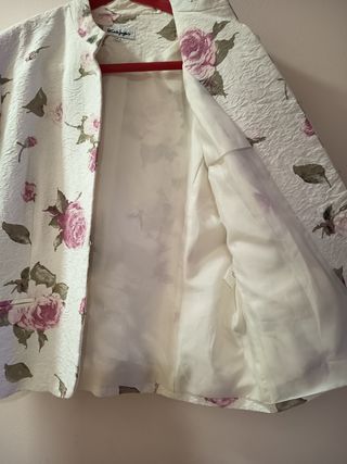Chaqueta fiesta floral El Corte Inglés