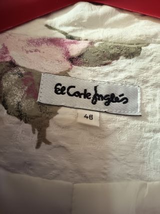 Chaqueta fiesta floral El Corte Inglés